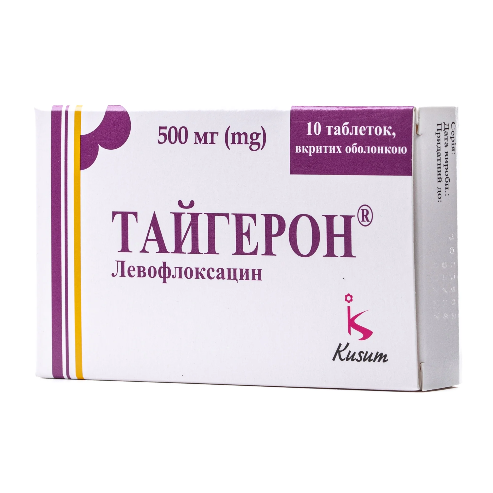 Тайгерон таблетки по 500 мг, 10 шт.