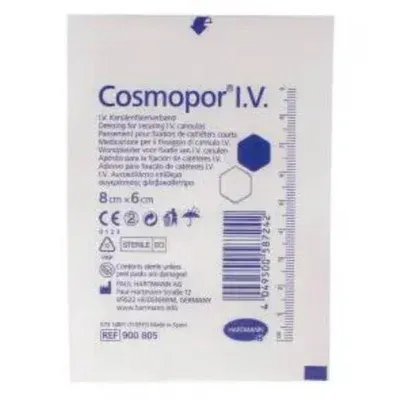 Пов'язка Космопор (Cosmopor) пластирна для фіксації канюлі, 6 см х 8 см