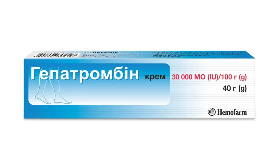 Гепатромбін крем 30000 МО, 40 г