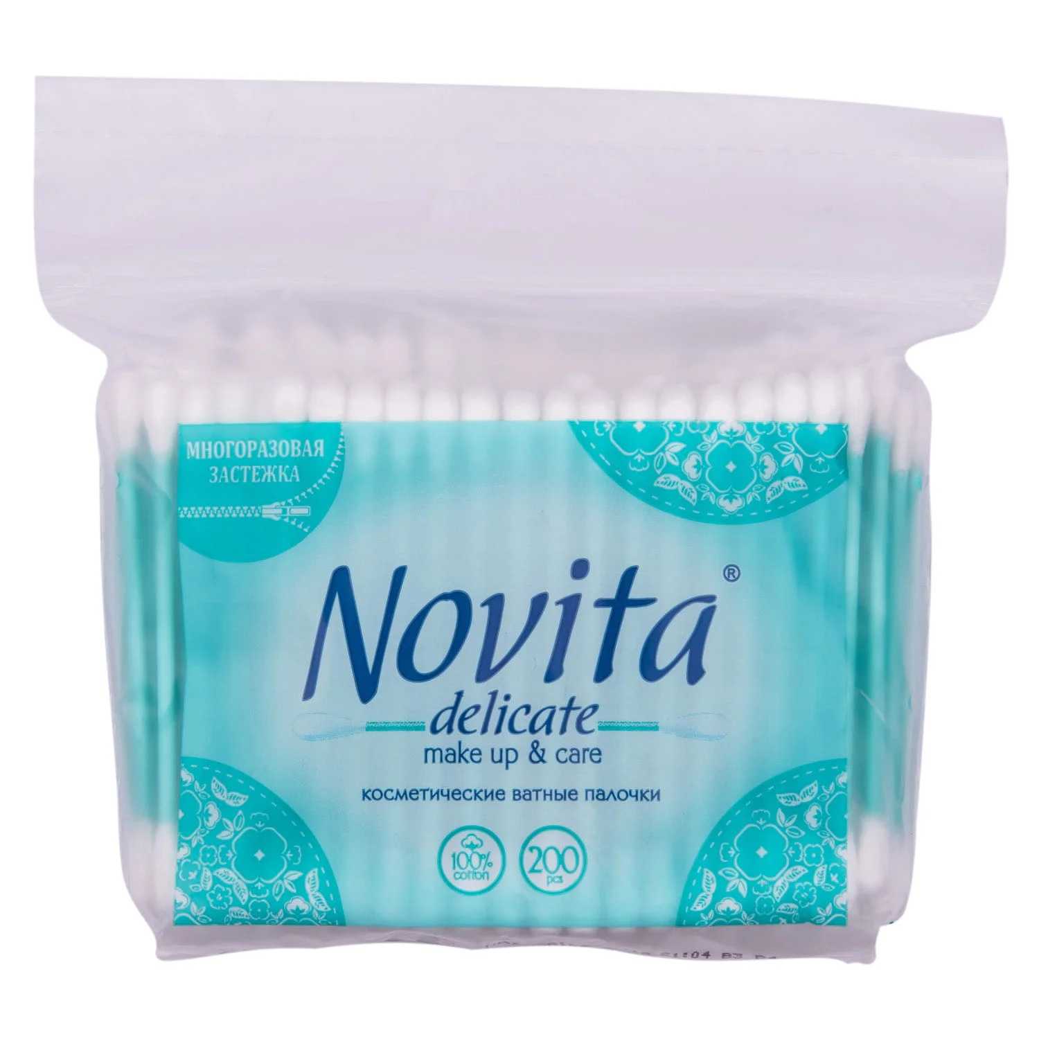 Ватні палички Novita (Новіта) Delicate, 200 шт.