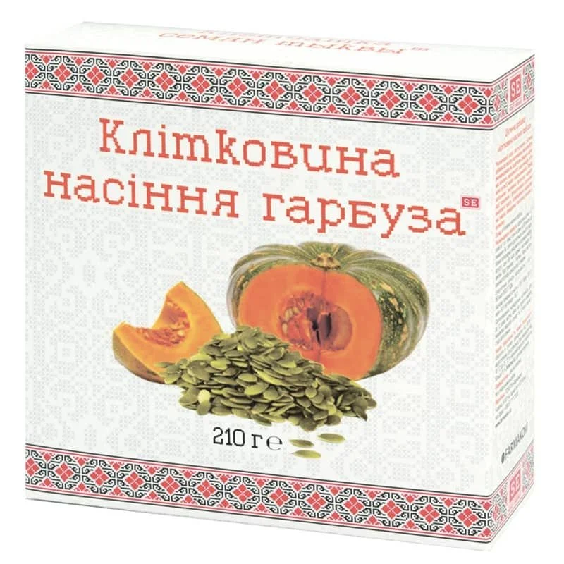 Клітковина насіння гарбуза порошок, 210 г