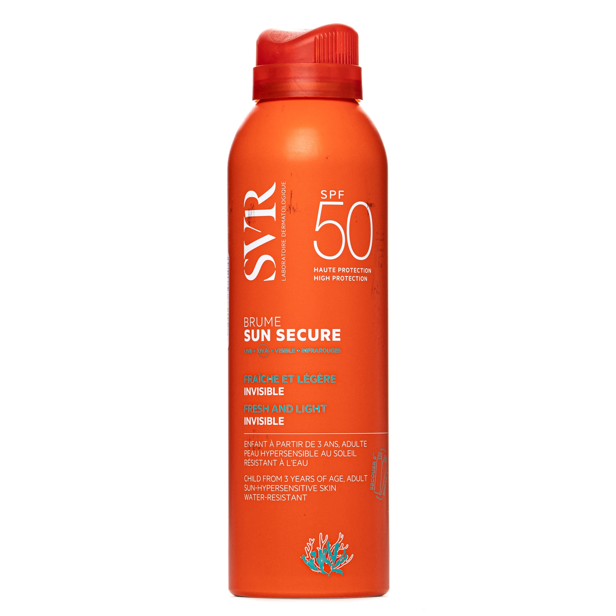 Сонцезахисний спрей SVR (СВР) Sun Secure SPF50+, 200 мл