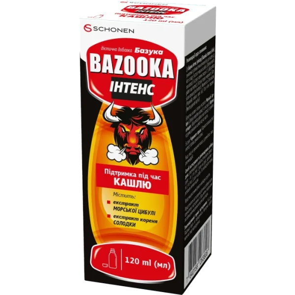 Базука Интенс эликсир от кашля флакон, 120 мл