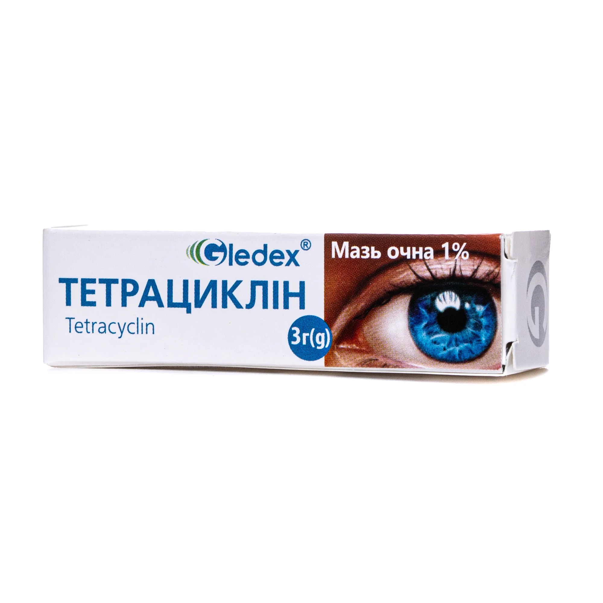 Тетрациклінова очна мазь 1% у тубі, 10 г