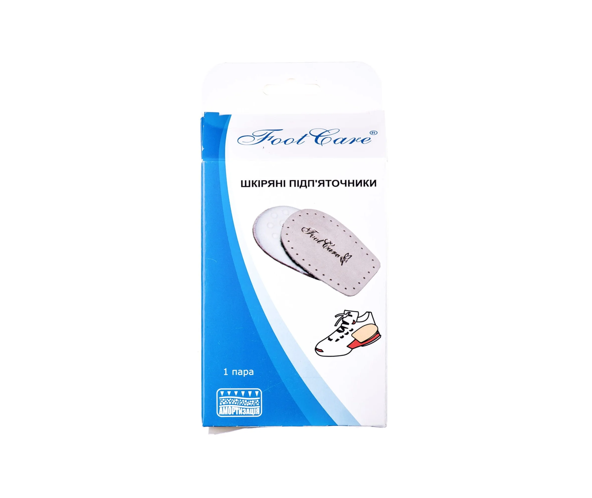 Підп’яточник Foot Care з натуральної шкіри та латексної піни розмір L, 1 пара