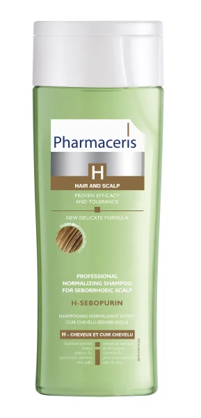 Шампунь для волосся PHARMACERIS (Фармацеріс) H нормалізуючий H-Sebopurin (Н-Себопурін) для себорейної і жирної шкіри голови, 250 мл
