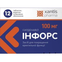 Інфорс табл. 100мг №12