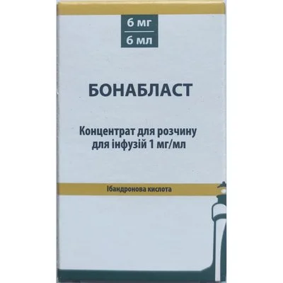 Бонабласт концентрат для инфузий по 1 мг/мл, 6 мл