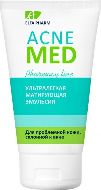 Матувальна емульсія Elfa Pharm (Ельфа Фарм) Acne Med ультралегка, 40 мл