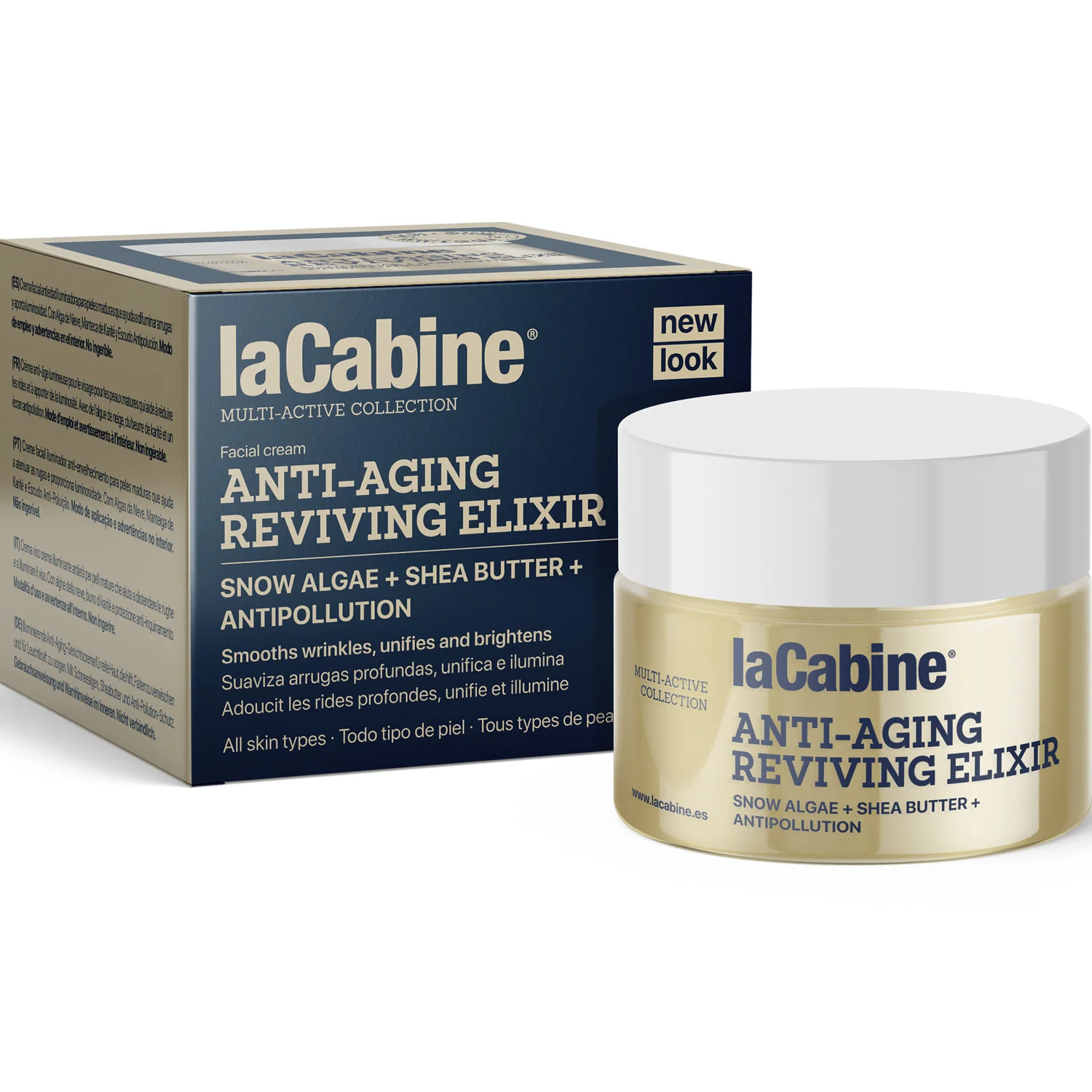 Крем-еліксир для обличчя La Cabine (Ла Кабіне) Антивіковий відновлювальний SPF30, 50 мл