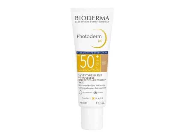 Гель-крем для лица Bioderma (Биодерма) Фотодерм М солнцезащитный светлый оттенок SPF50+, 40 мл