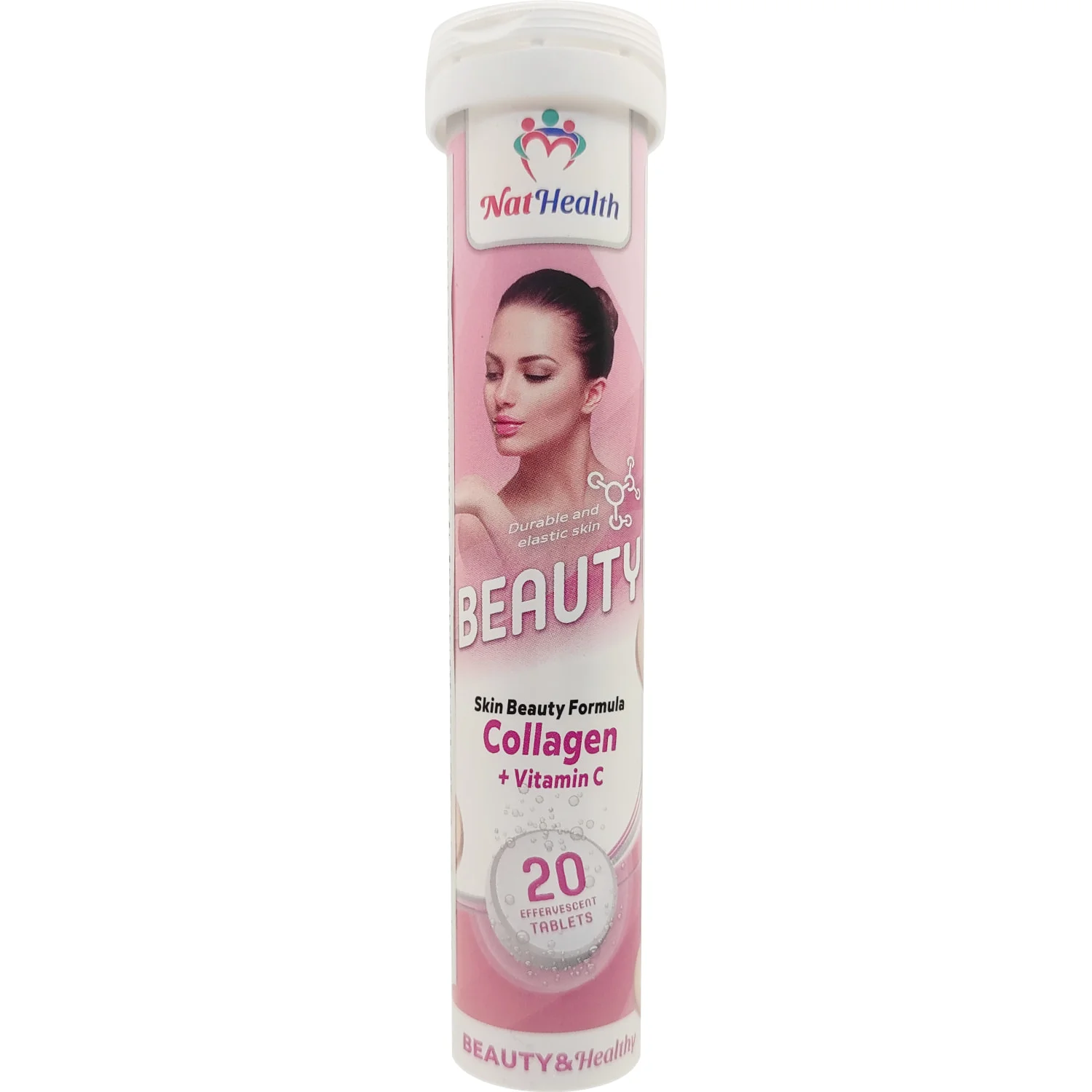 NatHealth (НатХелс) Beauty Колаген+Вітамін C таблетки шипучі, 20 шт.