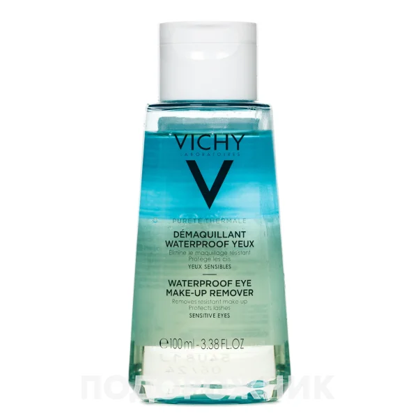 Средство для снятия макияжа с глаз Vichy (Веши) Purete Thermal двухфазный, 100 мл