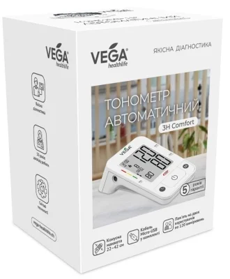 Тонометр Vega (Вега) 3H Comfort автоматичний, 1 шт.