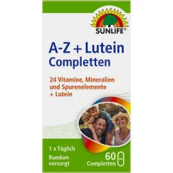 Sunlife A-Z+ Lutein Completten, САНЛАЙФ ГМБХ (Німеччина), каплети, #60