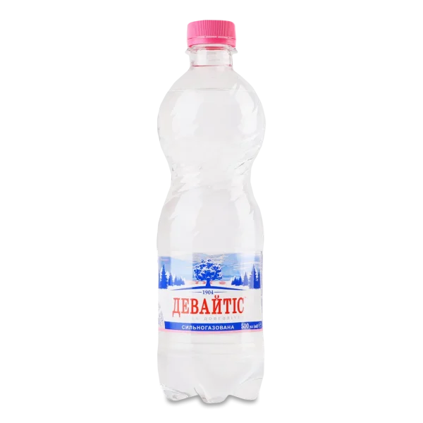 Вода мінеральна Девайтіс сильногазована, 0,5 л
