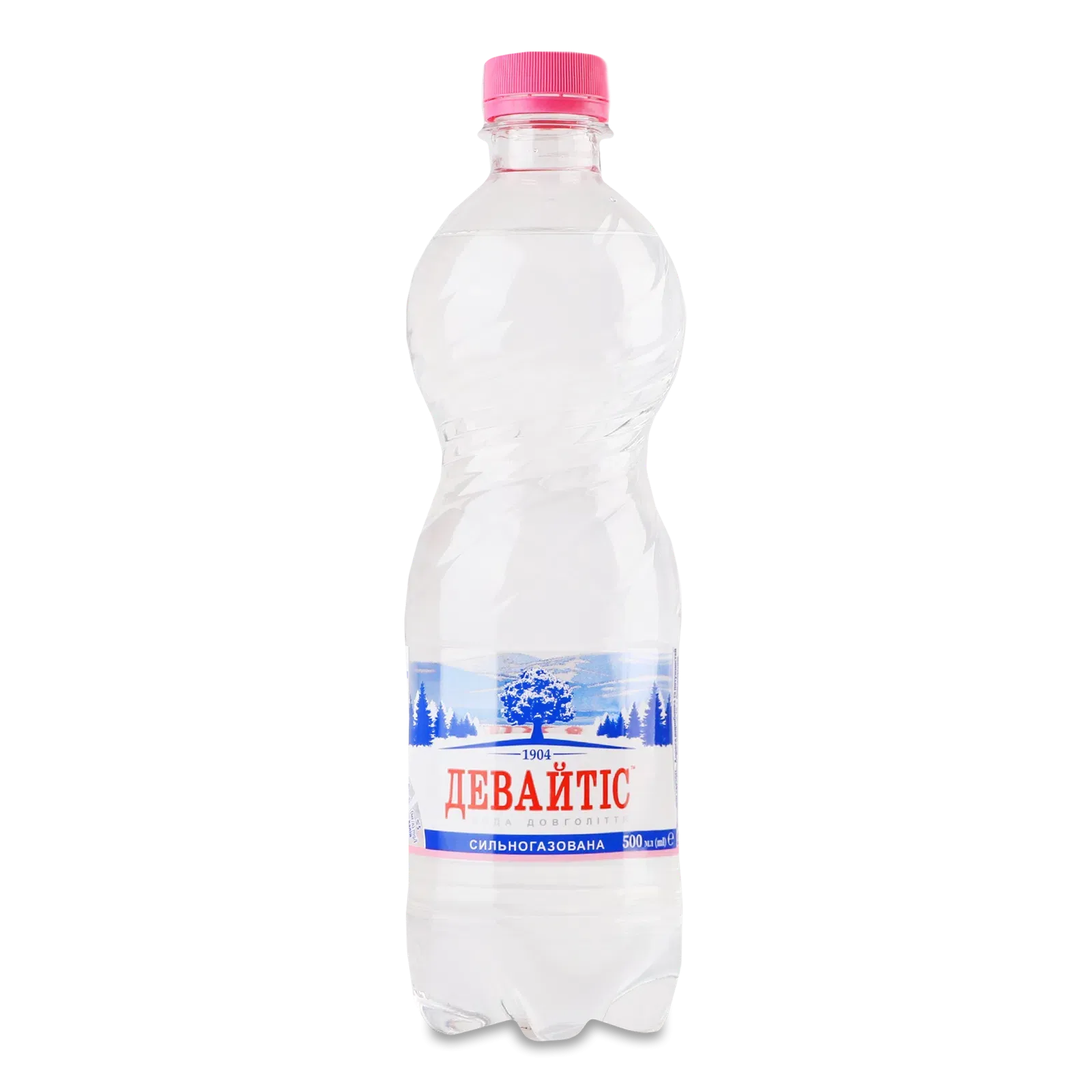 Вода мінеральна Девайтіс сильногазована, 0,5 л