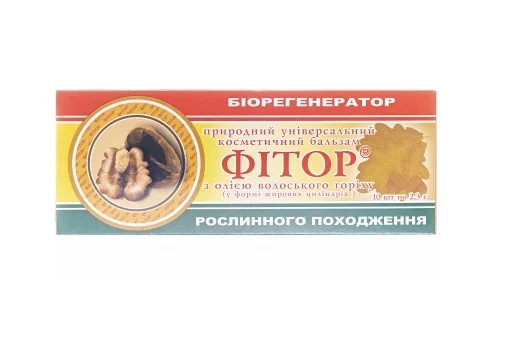 Фитор Бальзам с маслом грецкого ореха по 2,3 г, 10 шт.
