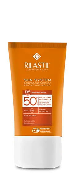 Крем солнцезащитный Риластил (Rilastil) антивозрастной для лица СПФ50+, 40 мл