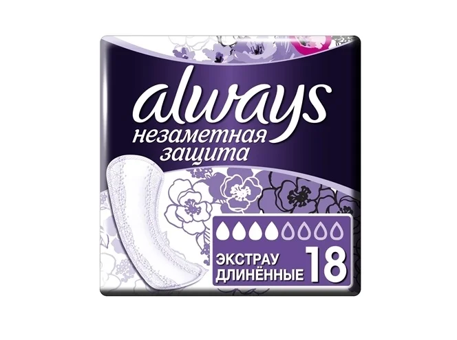 Прокладки щоденні Always (Олвейс) Сінгл, 18 шт.