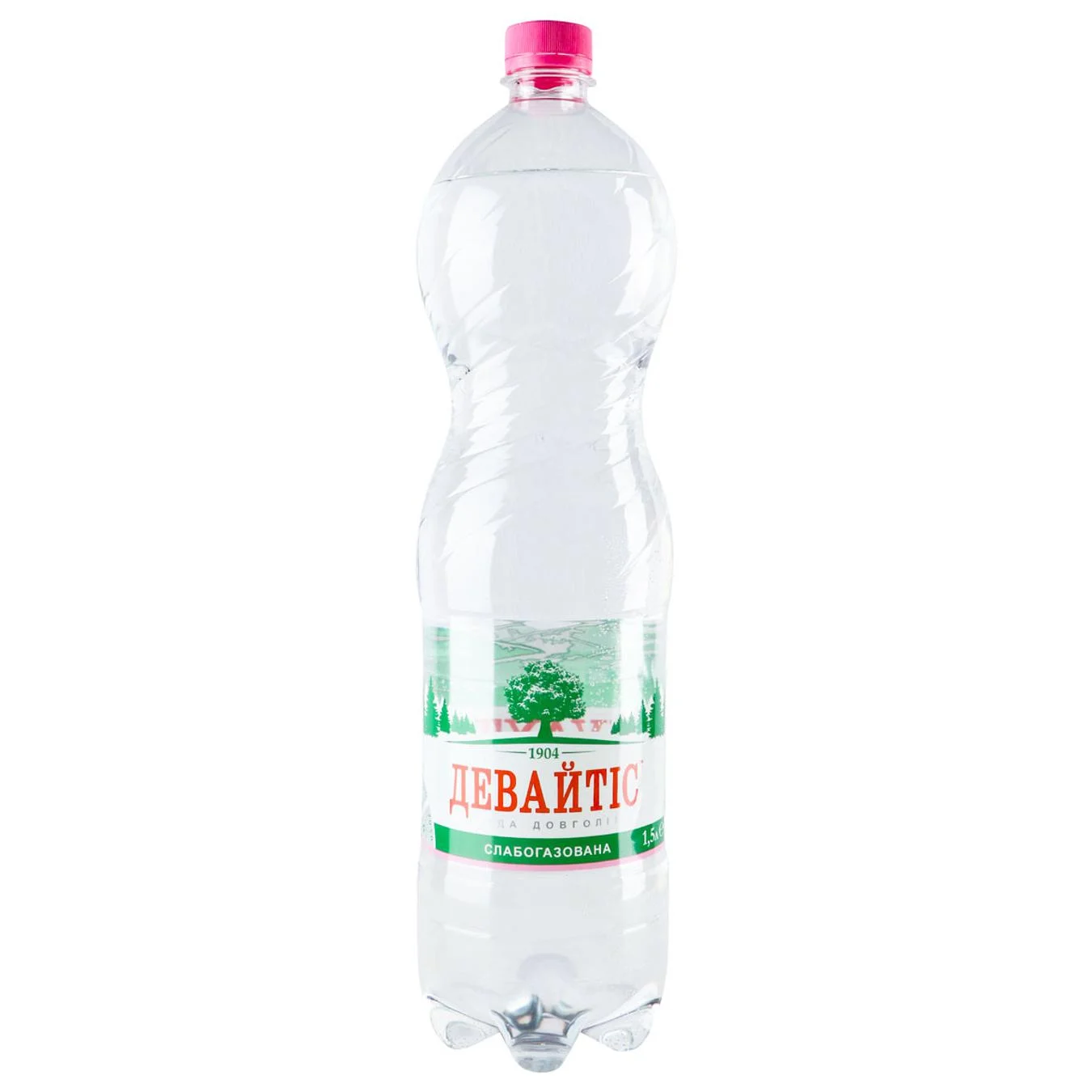 Вода мінеральна Девайтіс слабогазована, 1,5 л