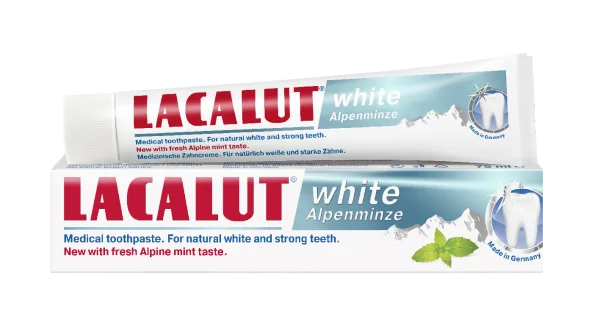 Зубная паста LACALUT (Лакалут) White (Вайт) альпийская мята, 75 мл