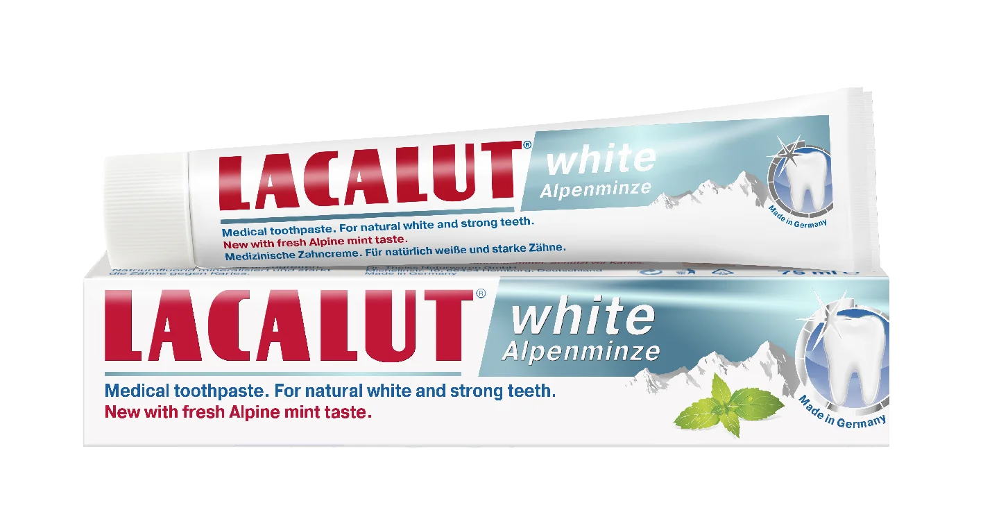 Зубна паста LACALUT (Лакалут) White альпійська м’ята, 75 мл