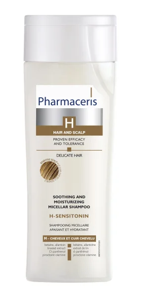 Шампунь для волос Pharmaceris H-Sensitonin (Фармацерис Н-Сенситонин) специализированный успокаивающий для чувствительной кожи головы, 250 мл