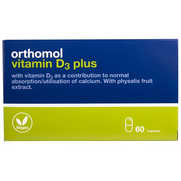 Ортомол Витамин Д3 Плюс (для костного скелета и структуры костей) 60 дней