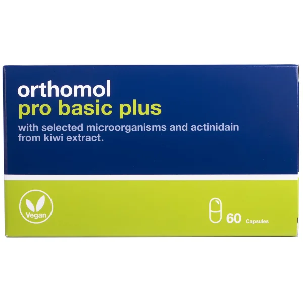 Orthomol Pro Basic Plus (Ортомол О Базике Плюс) для оптимизации желудочного пищеварения и работы желудка, курс на 15 дней