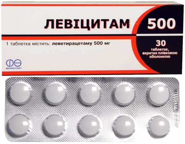 Левицитам 500 таблеток по 500 мг, 30 шт.