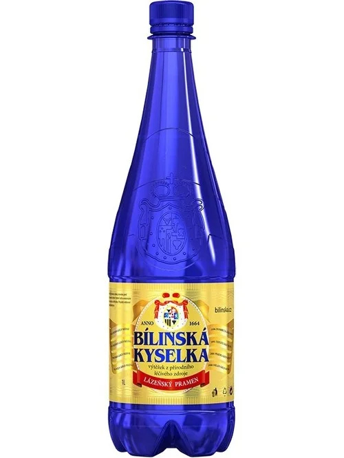 Мінеральна вода Bilinska Kyselka (Білінська Кіселка) лікувально-столова, 1 л