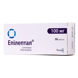 Епілептал таблетки по 100 мг, 30 шт.