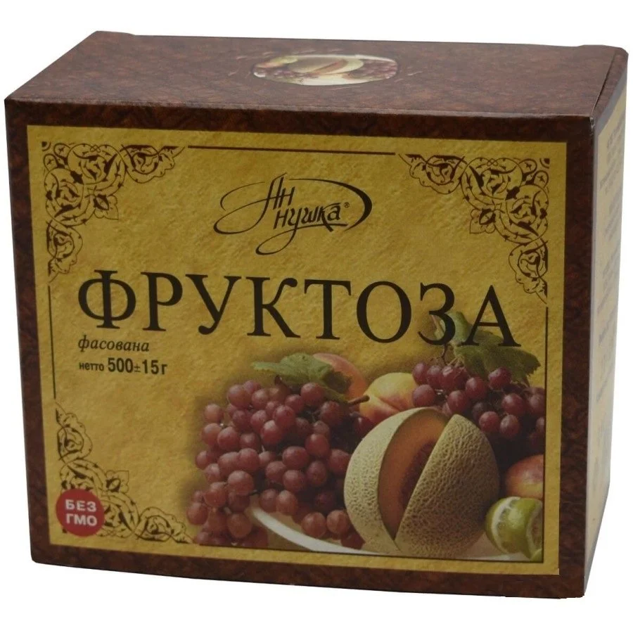 Фруктоза фасована цукрозамінник порошок, 500 г - Житомирбіопродукт