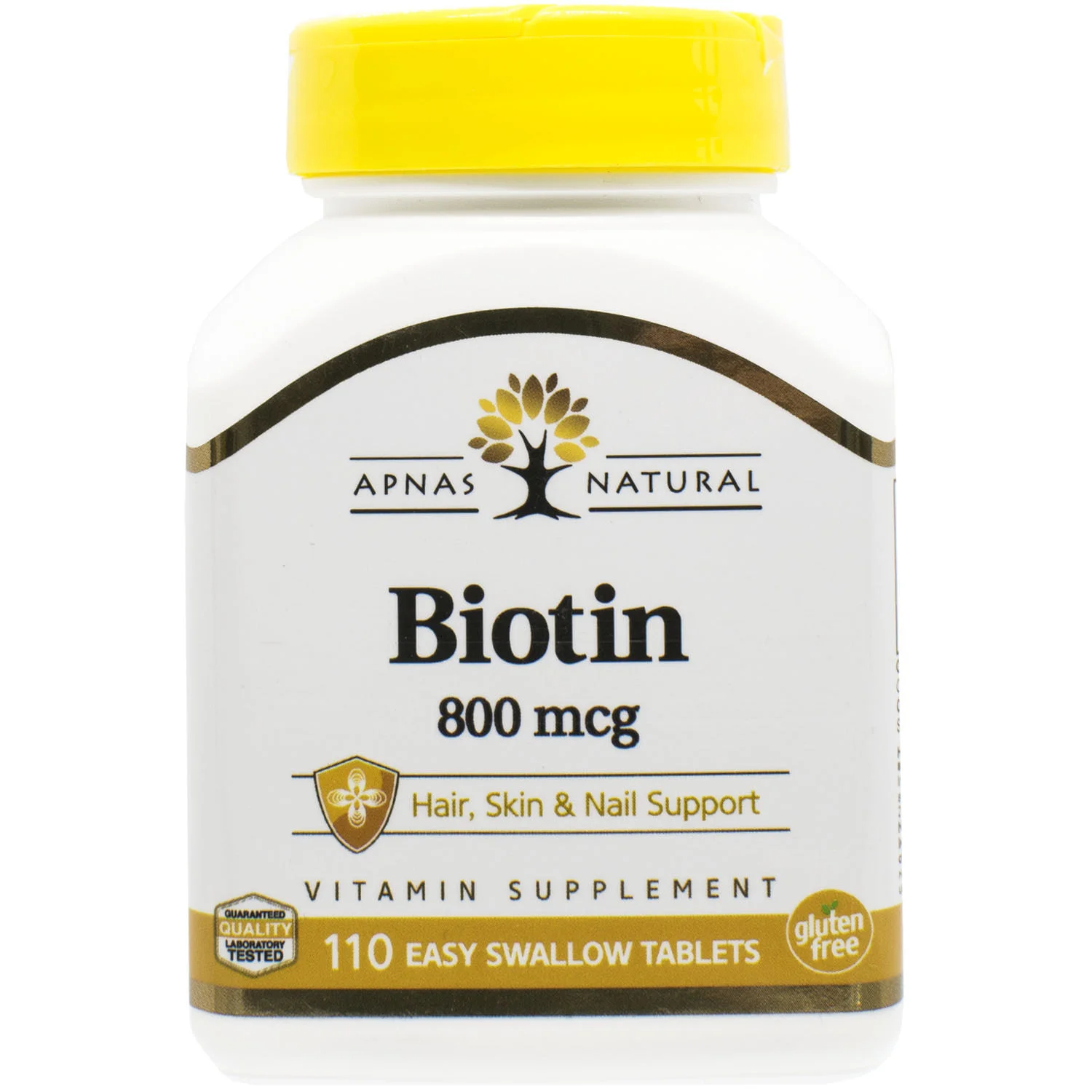 Біотин Apnas Natural таблетки по 800 мкг, 110 шт.