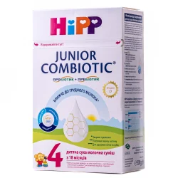 Сухая молочная смесь HiPP 4 Junior Combiotic (Хипп 4 Джуниор Комбиотик) с 18 месяцев, 500 г
