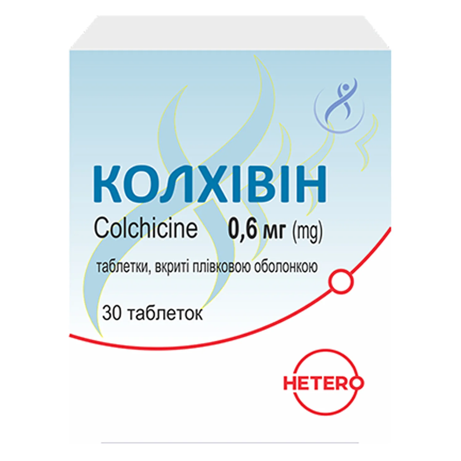 Колхівін таблетки по 0,6 мг, 30 шт.