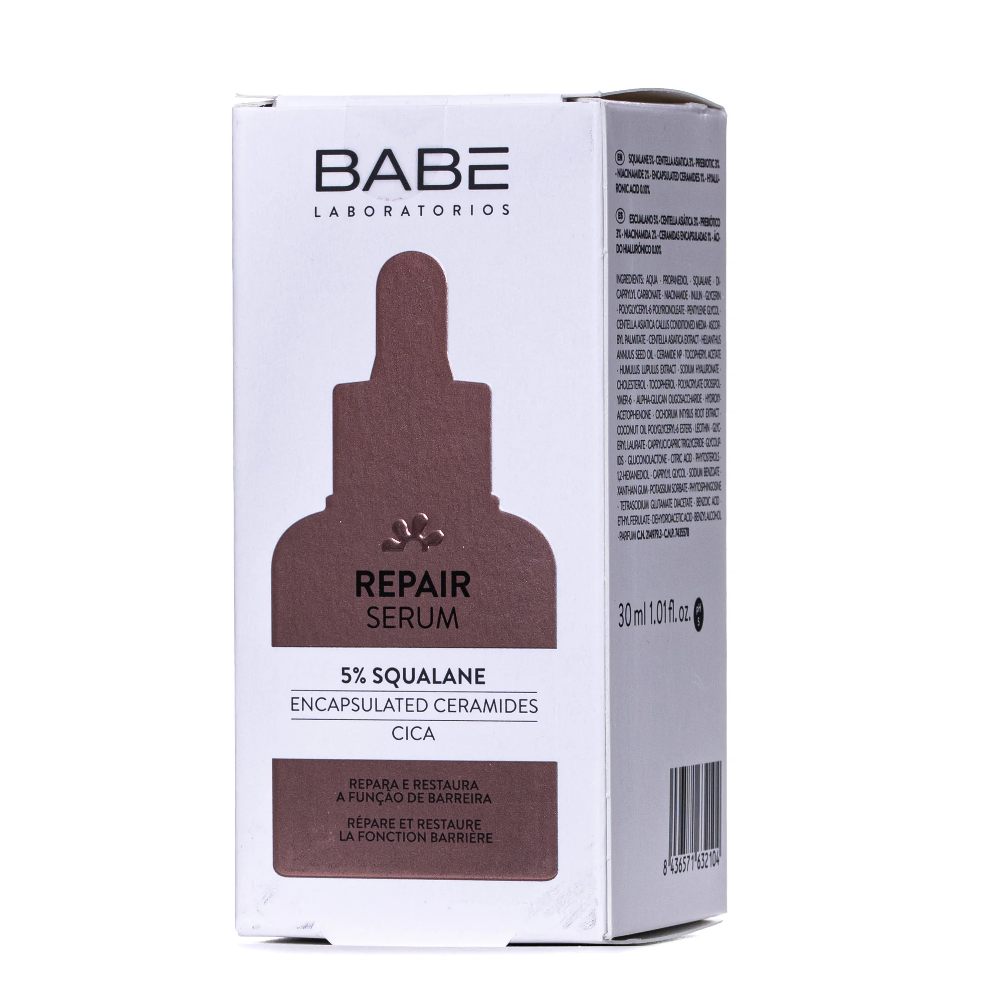 Сироватка відновлююча Babe Laboratorios (Бебе) для чутливої та подразненої шкіри з керамідами, 30 мл