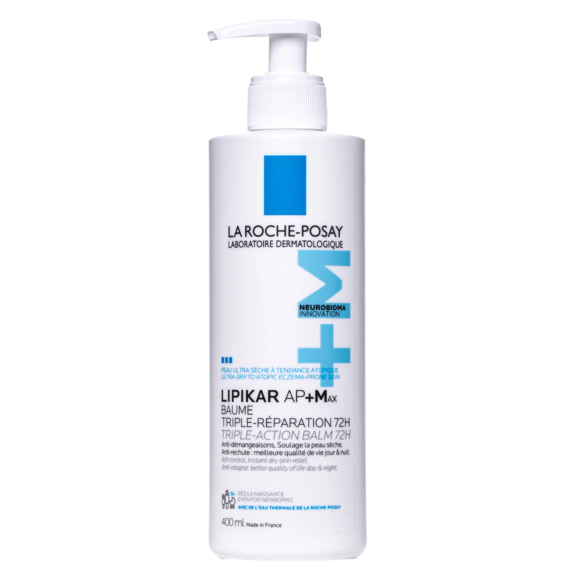 Бальзам ліпідовідновлюючий La Roche-Posay (Ля Рош-Позе) Lipikar AP+M при подразненнях та свербінні, 400 мл