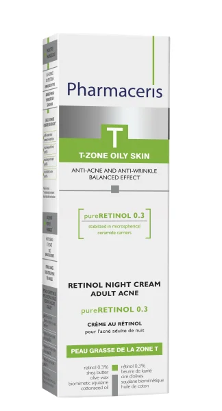 Крем ночной Pharmaceris T pure Retinol 0.3 (Фармацерис Т пьюр Ретинол 0.3) с ретинолом, 40 мл