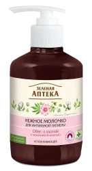 Молочко для інтимної гігієни Зелена Аптека Овес і бавовна, 370 мл