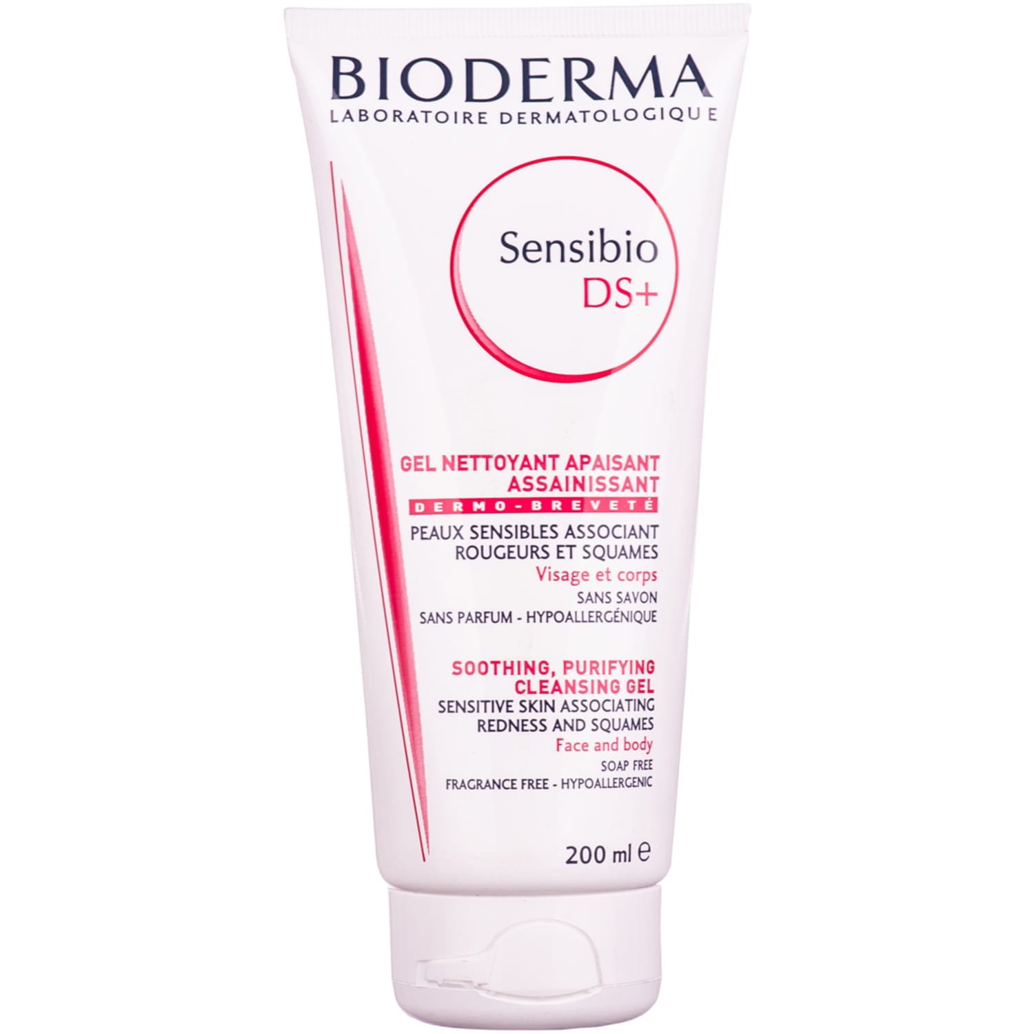Гель для обличчя Біодерма (Bioderma) Сансібіо ДС+ очищуючий, 200 мл ...