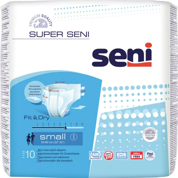 Подгузники для взрослых SENI (Сени) Super Small (Супер Смол), 10 шт.