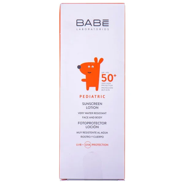 Лосьон для лица и тела Бабе Педиатрик (Babe Laboratorios) для детей солнцезахный СПФ50+, 100 мл