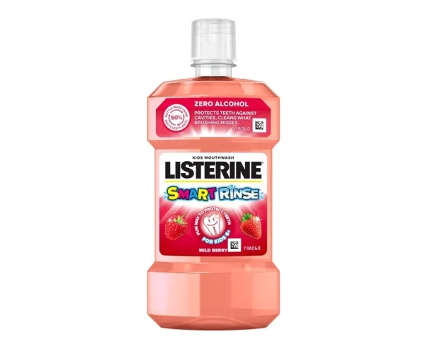 Дитячий ополіскувач Listerine (Лістерин) Smart Rinse для ротової порожнини, 500 мл