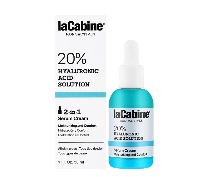 Крем-сироватка La Cabine (Ла Кабіне) 20% Hyaluronic 2в1 зволожувальна, 30 мл