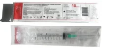 Шприц ін'єкційний Umedo Group 3-компонентний, Луер Сліп з голкою 21Gх1 1/2'', (0,8 х 38 мм), 10 мл, 1 штука