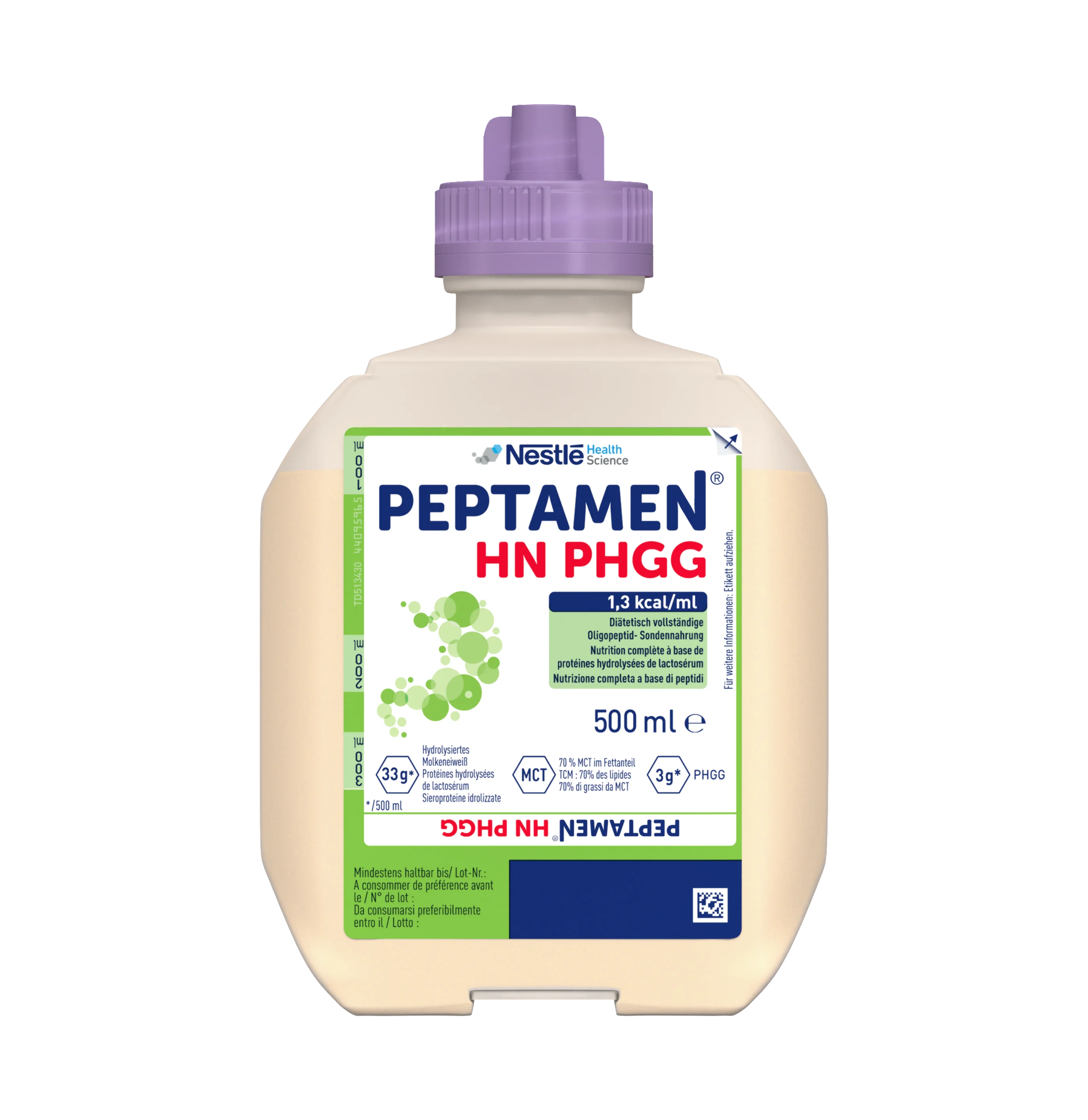 Ентеральне харчування Nestle Peptamen (Пептамен) HN PHGG НТР Дуал, 500 мл