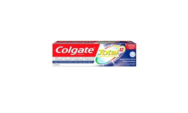 Зубна паста Colgate (Колгейт) Total 12 Професійне відбілювання, 75 мл