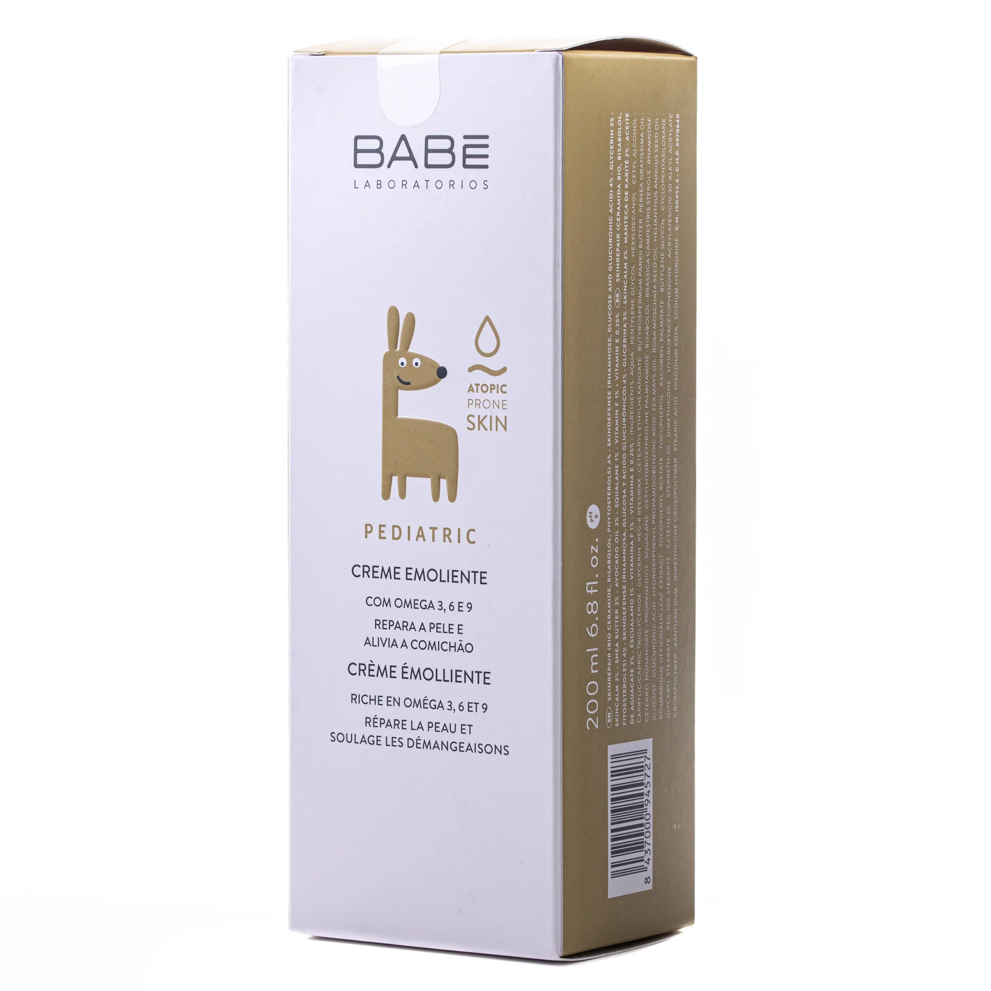 Крем дитячий Babe Laboratorios (Бабе Лабараторіос) Pediatric пом’якшувальний для тіла, 200 мл